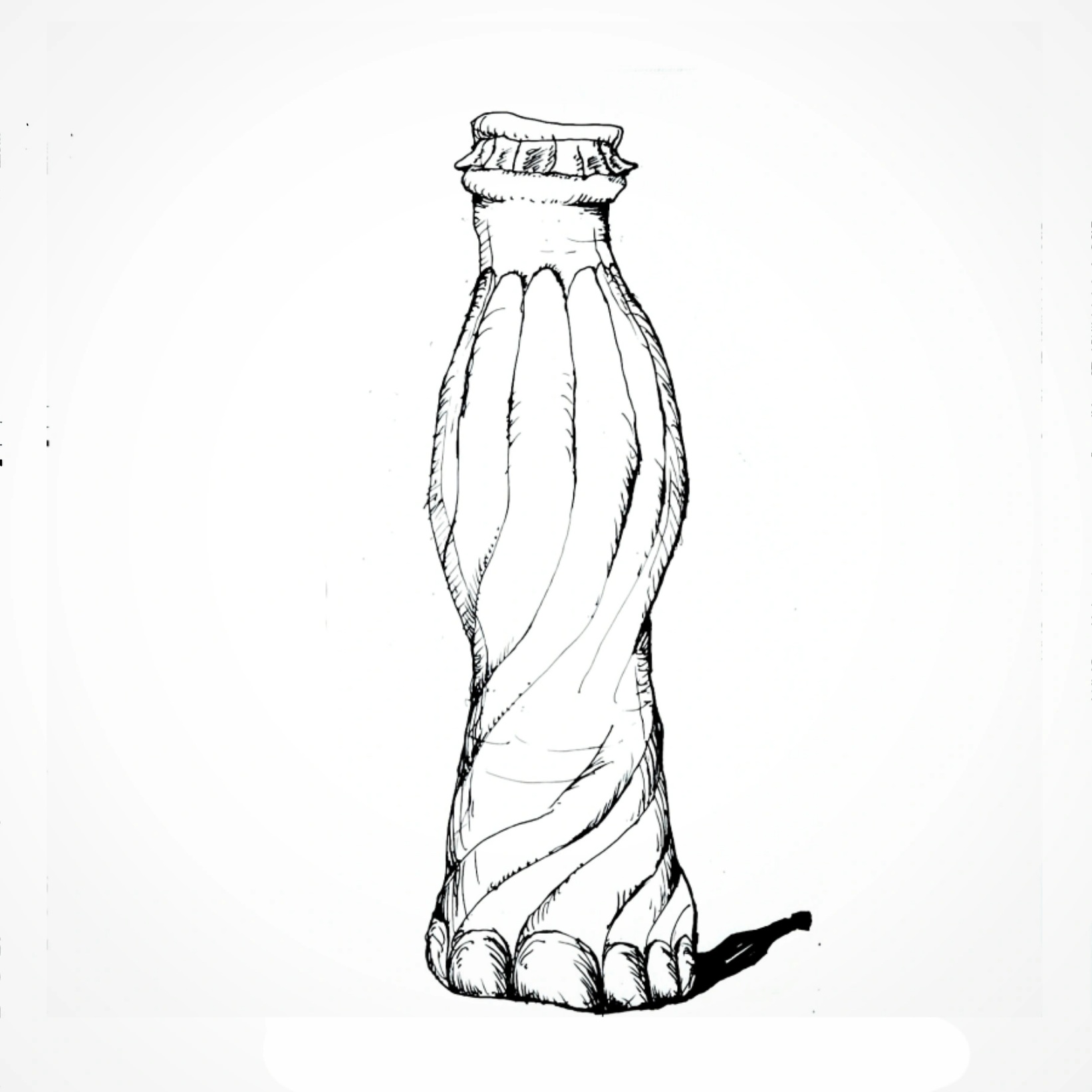 Coca Cola — 2002 Caneta sobre papel. — Fabio Crisanti